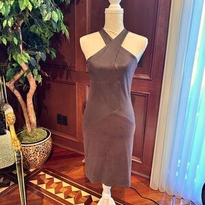 Beautiful Brown Suede Dress